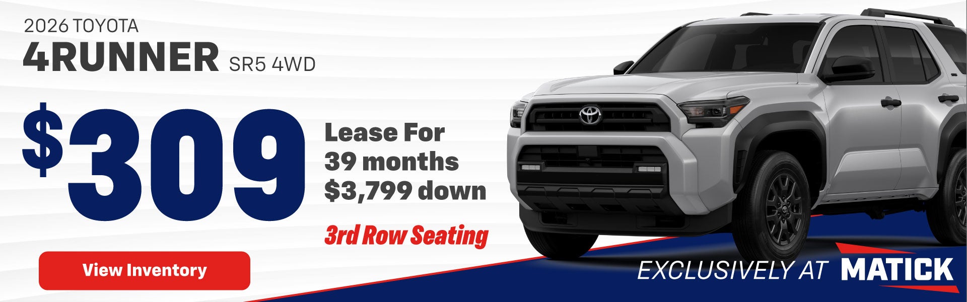 New Toyota 4Runner Special