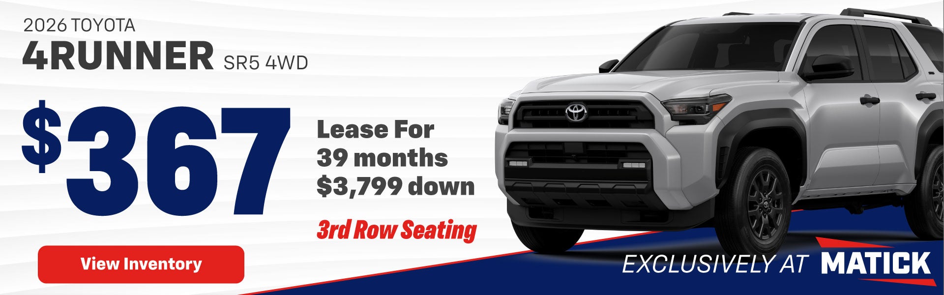 New Toyota 4Runner Special