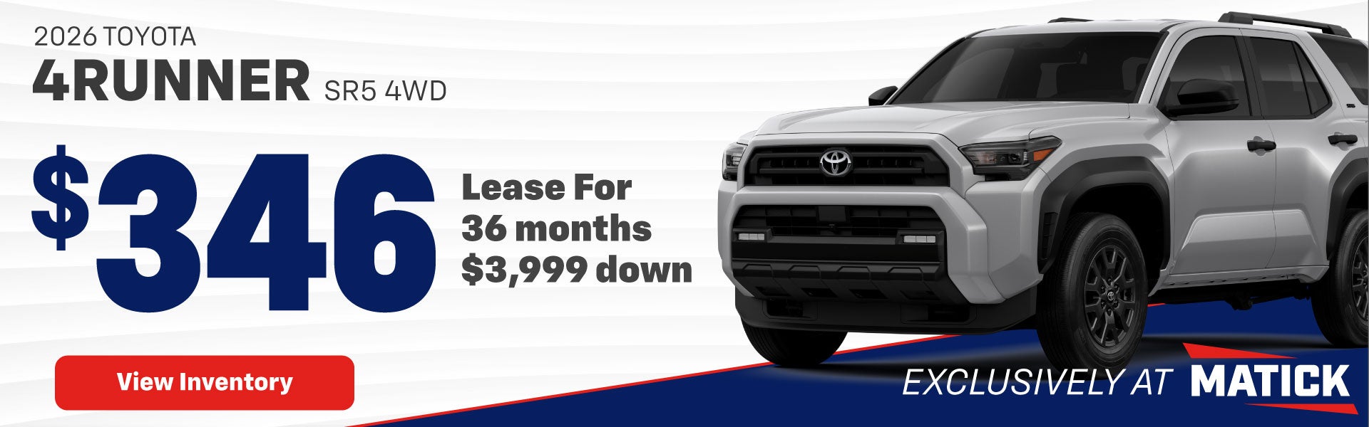 New Toyota 4Runner Special