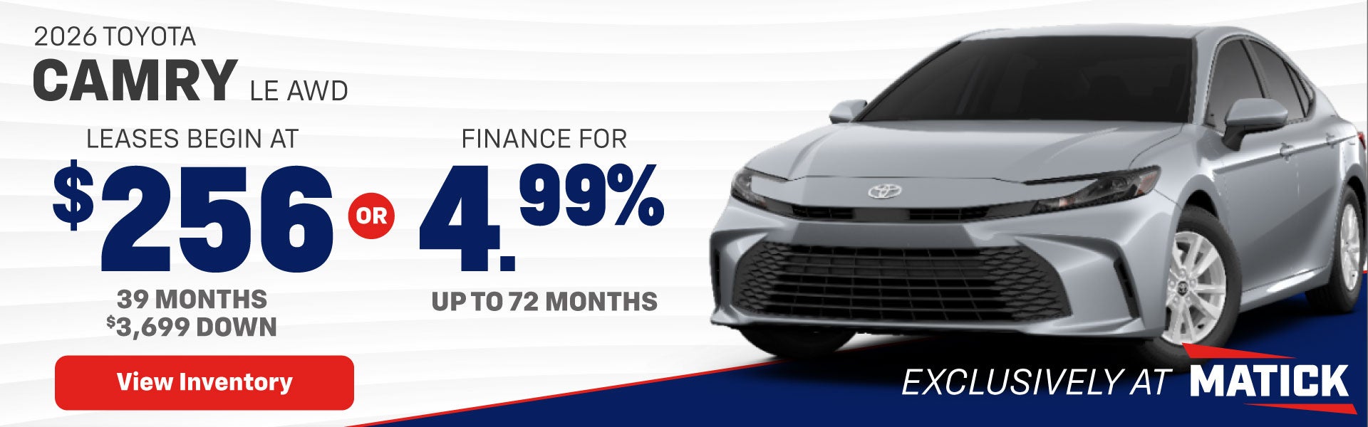 New Toyota Camry Special