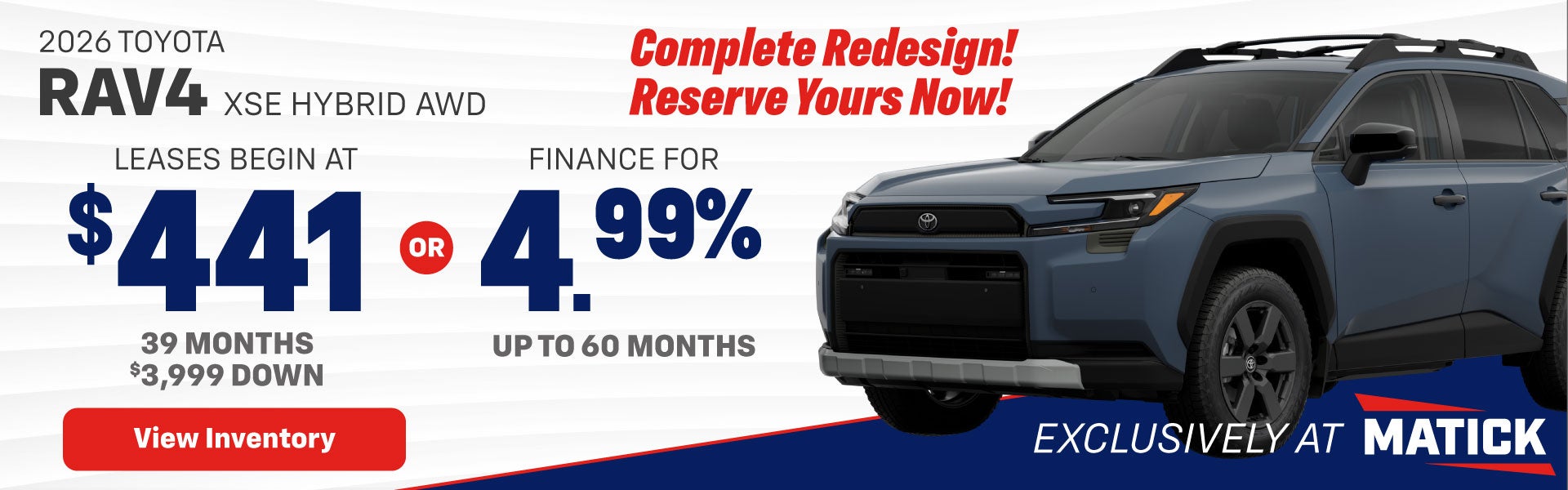 Toyota RAV4 Lease Special