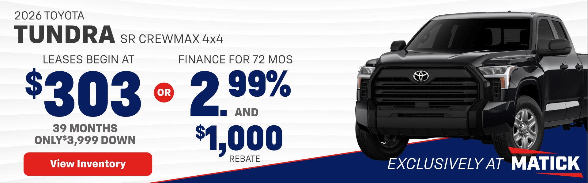 New Toyota Tundra Special