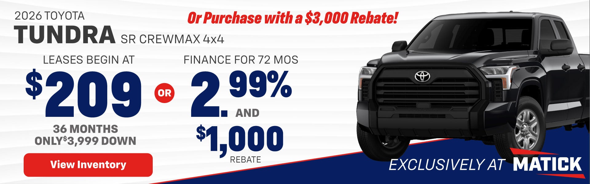 New Toyota Tundra Special