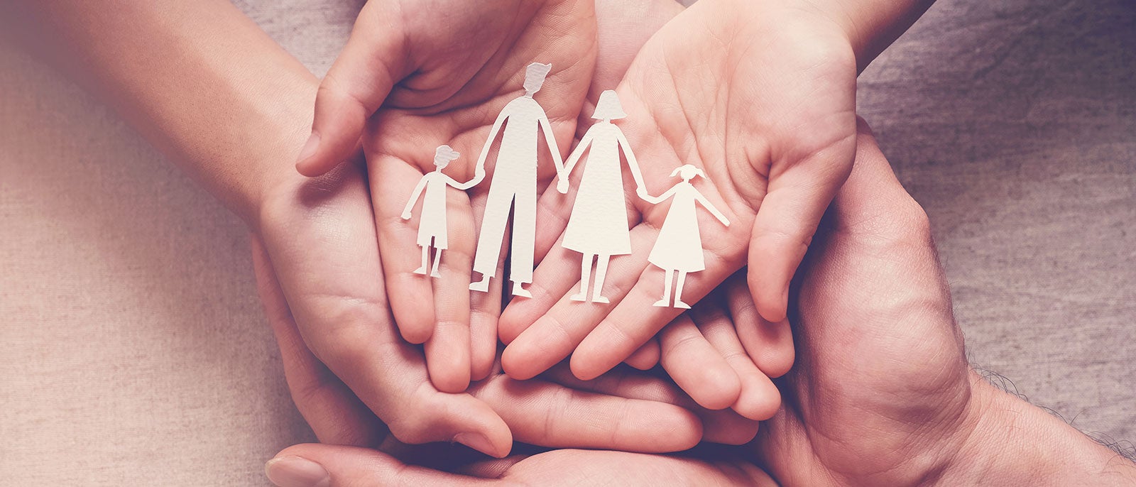 Families coming together to support the donation drive