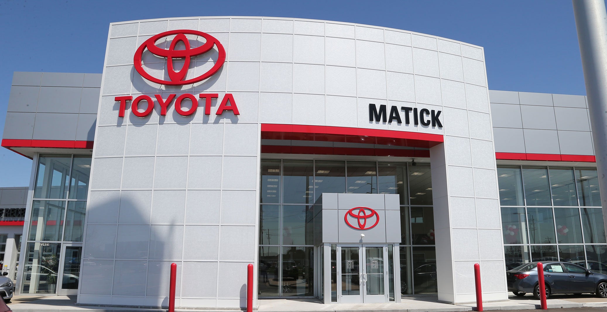 Matick Toyota dealership showroom